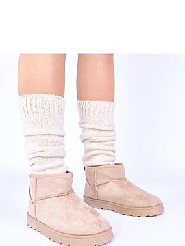 Snow boots Solea  Beige snow boots lined with fur Roelle by Gemre are the perfect choice for women who appreciate the combination of comfort, warmth, and a fa