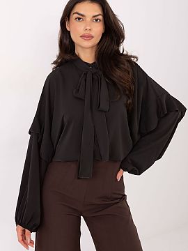 long sleeve shirt Factory Price  This elegant women\'s collarless shirt is a timeless proposal with a classic character, perfect for both everyday wear and for work or speci