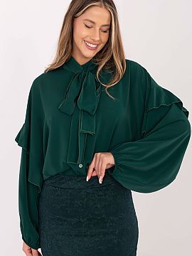 long sleeve shirt Factory Price  This elegant women\'s collarless shirt is a timeless proposal with a classic character, perfect for everyday wear, work, or formal occasions