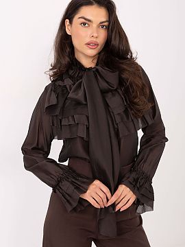 long sleeve shirt Factory Price  Elegant women\'s shirt with a stand-up collar, a classic model perfect for everyday wear, work, and formal occasions. Made of high-quality t