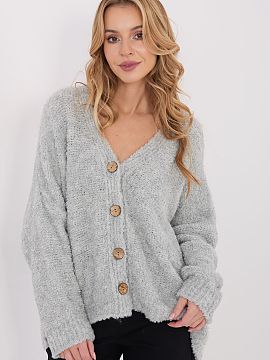 Cardigan Factory Price  This loose women\'s sweater is a stylish, yet comfortable proposal perfect for everyday wear and work. Made of a blend of acrylic, viscose, 