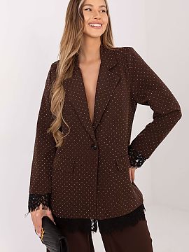 Jacket Italy Moda  An elegant women\'s blazer is a perfect choice for formal occasions and stylish events, where elegance and striking details matter. Its clas