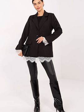 Jacket Italy Moda  An elegant women\'s blazer is a perfect choice for formal occasions and stylish events where elegance and impressive details matter. Its cla