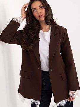 Jacket Italy Moda  An elegant women\'s blazer is a perfect choice for formal occasions and stylish events, where elegance and striking details matter. Its clas
