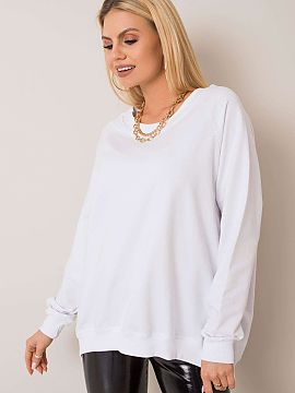 sweatshirt Rue Paris  Comfortable basic sweatshirt is the answer to the needs of modern and confident women who want to combine comfort with a well-groomed image 