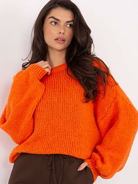 sweter Italy Moda  Stylish women\'s sweater with a casual character is a perfect choice for everyday wear. Made of a soft blend of acrylic, wool, viscose, and 