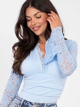 Shapewear Body Italy Moda  Elegant bodysuit made of a combination of polyester and elastane, combining comfort with sophisticated style. A model of standard length wit