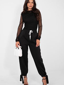 Tracksuit trousers Italy Moda  Comfortable jogger-style sweatpants are an excellent choice for everyday casual styling. They will work great both for everyday wear and for