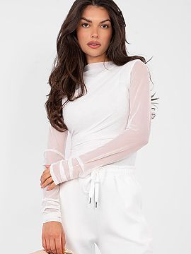 Blouse Italy Moda  An elegant, fitted women\'s blouse is a unique proposition for women who appreciate style and versatility. It will work perfectly for formal