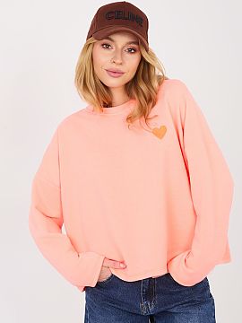 Sweatshirt Factory Price  Women\'s casual sweatshirt is a universal proposition ideal for everyday styling. The model with a smooth pattern fits perfectly into a mini