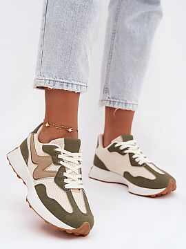 Sport Shoes Step in style  Women\'s sports shoes made of a combination of eco leather and textile material are a comfortable and stylish proposition for everyday wear.