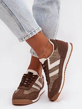 Sport Shoes Step in style  Women\'s sports shoes made of a combination of eco leather and textile material are a comfortable and functional proposition for everyday we