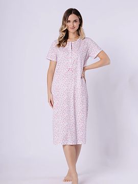Nightshirt M-Max  This nightshirt was designed with maximum comfort in mind. The round neckline and loose, comfortable cut provide freedom of movement and com