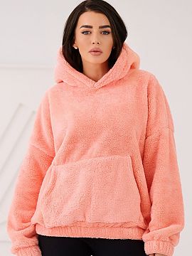 Sweatshirt Factory Price  Casual women\'s sweatshirt with a charming teddy bear motif is the perfect choice for everyday styling. Made of pleasant to the touch materi