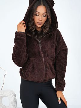 Sweatshirt Factory Price  Casual women\'s sweatshirt made of soft teddy material is an ideal proposition for everyday wear for lovers of comfort and cute style. Made 