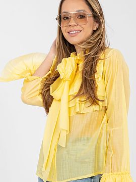 Long sleeve shirt Factory Price  Elegant women\'s shirt with a stand-up collar, a classic model perfect for everyday wear, work, and formal occasions. Made of high-quality b
