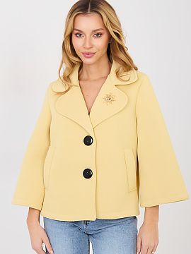 Coat Italy Moda  An elegant women\'s transitional coat made of modern foam material is a stylish proposal for the autumn, winter, and spring seasons. Made of