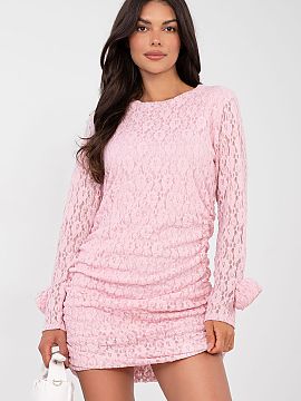 Short dress Italy Moda  Elegant lace cocktail dress, perfect for formal occasions and party outings. The pencil dress style beautifully accentuates the female silho