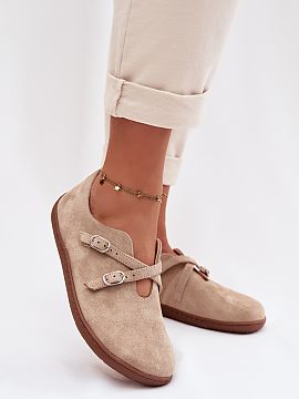 Half shoes Step in style  Women\'s shoes made of natural suede in Barefoot style are a perfect choice for women who appreciate natural foot movement and maximum comfo