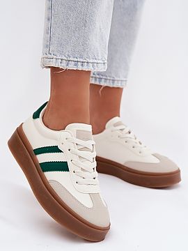 Sport Shoes Step in style  Stylish women\'s sneakers set on a platform that not only increase height by a few centimeters, but also add a stylish look. Made of eco lea