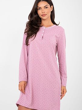 Nightshirt Forever Pink  Nightdress with a simple cut, providing comfort and freedom of movement. Made of high-quality, soft to the touch cotton, which is breathable