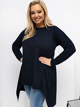 plus size blouse Relevance  Asymmetric plus size casual blouse is an ideal proposition for everyday wear, combining comfort with a fashionable look. The model with a sh