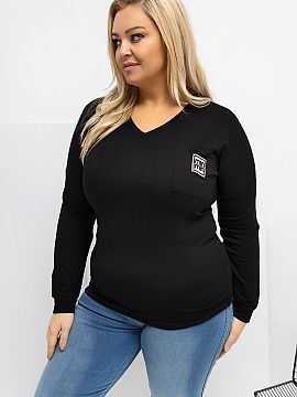 Plus size blouse Relevance  Plus size blouse with a classic, everyday character is an excellent base for many stylizations. The smooth pattern gives it versatility, mak