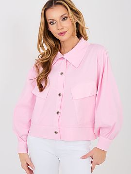 Long sleeve shirt Rue Paris  Women\'s casual shirt is a stylish and comfortable proposition for everyday styling. The smooth cut makes the model universal and easy to co