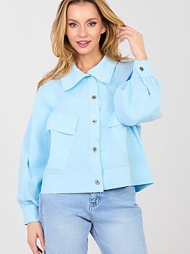 Long sleeve shirt Rue Paris  The women\'s casual shirt is a stylish and comfortable proposition for everyday styling. The smooth cut makes the model versatile and easy t