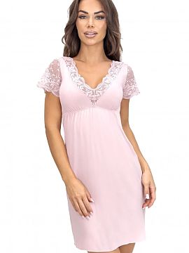 Nightshirt Donna  Elegant and extremely comfortable nightshirt, created with comfort and feminine style in mind. The model without underwires in the cups prov
