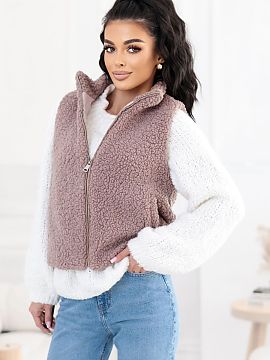 Gilet Factory Price  Fur vest is a stylish and functional wardrobe element, perfect for everyday casual styling. Made of high-quality polyester, it is soft, plea