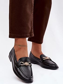 Loafers Step in style  Classic women\'s loafers made of eco-leather are a universal proposal for everyday and elegant stylizations. The simple, timeless cut has be