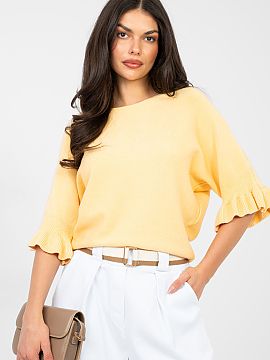Jumper Italy Moda  An elegant women\'s sweater of standard length, perfect for both everyday wear and more special occasions. Made of high-quality blend of vis