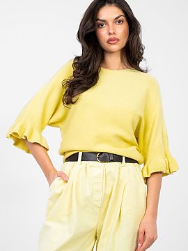Jumper Italy Moda  Elegant women\'s sweater of standard length, perfect for both everyday wear and more special occasions. Made of high-quality blend of viscos