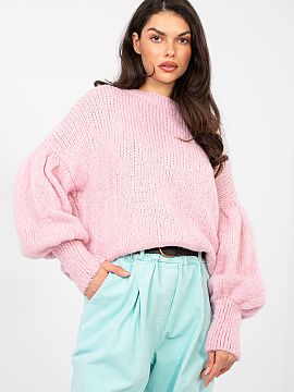 Jumper Italy Moda  Stylish women\'s sweater with a casual character that will work both in everyday life and at work. A model of standard length and without fa