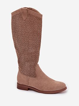 Open-work Boots Step in style