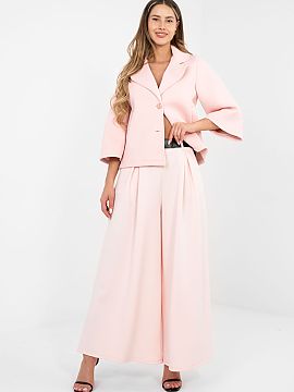 Tracksuit trousers Rue Paris  Elegant palazzo-style sweatpants are a combination of comfort and chic in a modern edition. Made of a high-quality blend of viscose, polyest