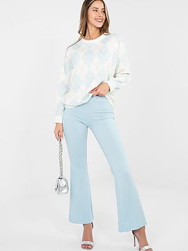 Tracksuit trousers Rue Paris  Soft tracksuit pants made of buttery material, exceptionally delicate, elastic, and pleasant to the touch. The model is characterized by a h