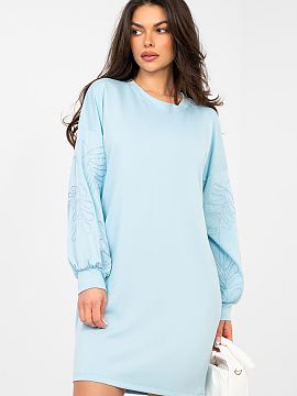 Daydress Rue Paris  A mini dress made of soft, delicate and skin-hugging material that combines comfort with feminine style. The viscose fabric with added elast