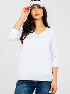 Blouse Rue Paris  Everyday blouse with a timeless, smooth pattern is the perfect base for many stylizations. Made of high-quality cotton with the addition of 