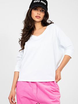 Blouse Rue Paris  The universal everyday blouse with a timeless, smooth pattern, which will work perfectly in any wardrobe. Made of high-quality cotton with t