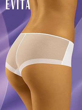 Shorts Wolbar  Impressive shorts with a semi-sheer back. Seemingly simple, but with character! Smooth, classic front.