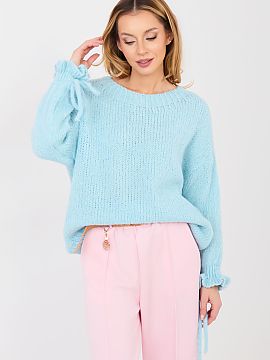 Jumper Italy Moda  Women\'s sweater with a casual character, perfect for everyday styling and work. A model of standard length, made of a soft and pleasant to 