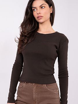 Bluzka Factory Price  Fitted women\'s longsleeve blouse in a casual style, perfect for everyday wear. This is a universal option for women who value comfort and a