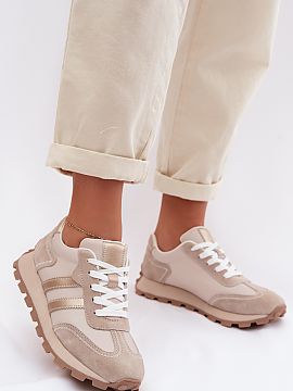 Sport Shoes Step in style  Women\'s sneakers by S.Barski are a combination of modern look and everyday comfort. Made of natural leather and suede, they stand out with 