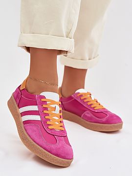 Sport Shoes Step in style  Women\'s sneakers from the S.Barski brand made of natural leather are a stylish and comfortable option for everyday wear. The carefully fini