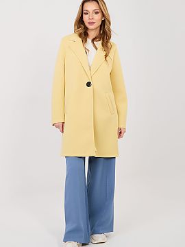 Coat Rue Paris  An elegant women\'s coat with a classic cut is the perfect choice for the transitional season, autumn, winter, and spring. The model will wo
