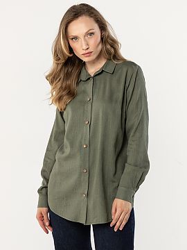 long sleeve shirt awama  A lightweight linen shirt with a loose fit is a timeless wardrobe piece, perfect for warmer days. The classic collar and button fastening gi