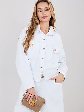 Corduroy jacket Rue Paris  Modern, women\'s corduroy jacket in a casual style, perfect for everyday, transitional days. This model combines the classic bomber jacket c