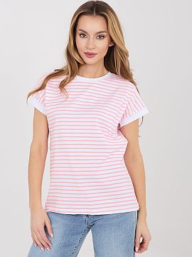 T-shirt Relevance  Classic women\'s t-shirt in a casual style, perfect for everyday wear and various daily occasions. The model of standard length has short sl